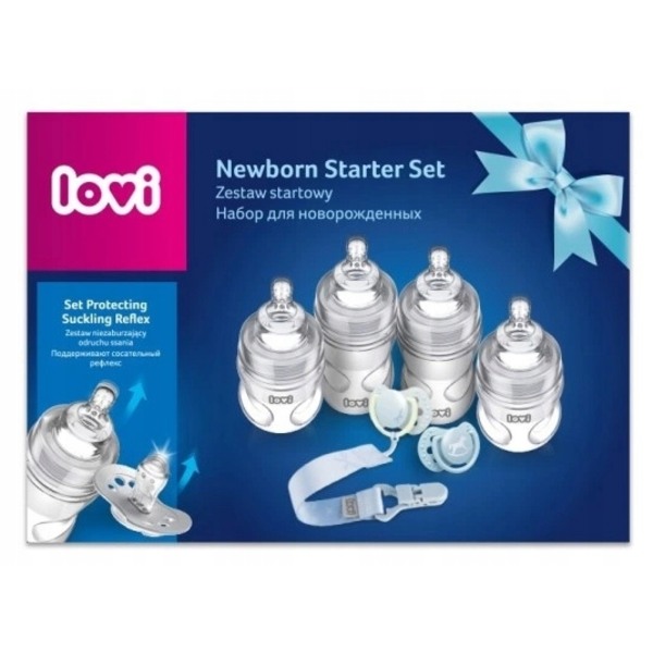 Nyfödd Pojke Starter Kit med Flaskor/ Nappar & Snodd - Allt du b