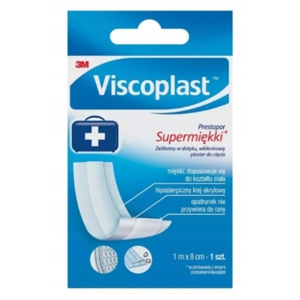 Viscoplast Sårplåster Supermjukt och Skärbart 1m x 8cm