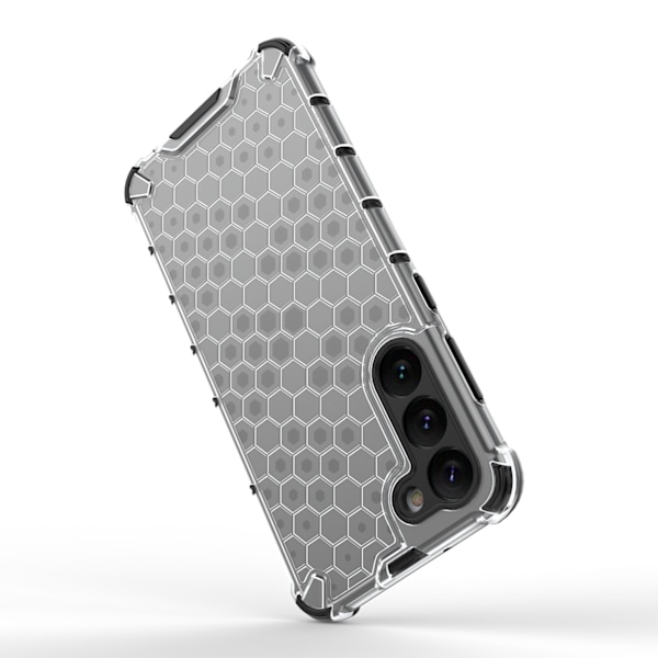 Samsung Galaxy S23+ Fodral Honeycomb Blå - Robust Hybriddesign