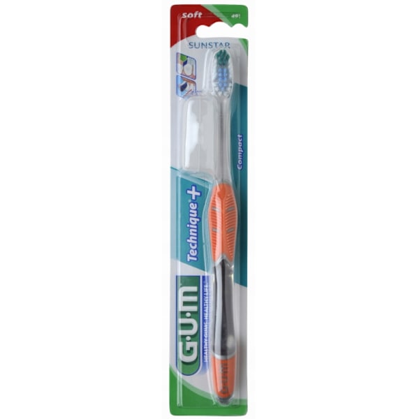 Sunstar Gum Technique+ Tandborste Mjuk Kompakt 491/ 1 Styck