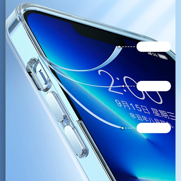 Kingxbar Elegant Series Genomskinligt Skal för iPhone 13 Pro Max