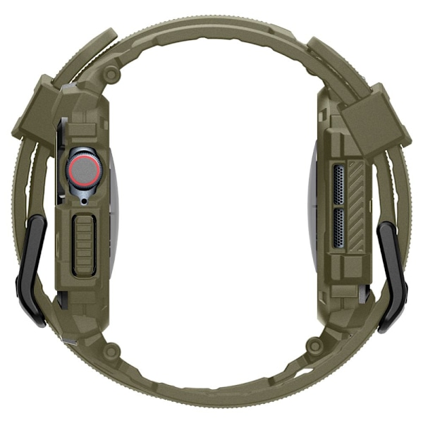 Spigen Rugged Armor Pro Armband för Apple Watch 10 (46 mm) - Grö