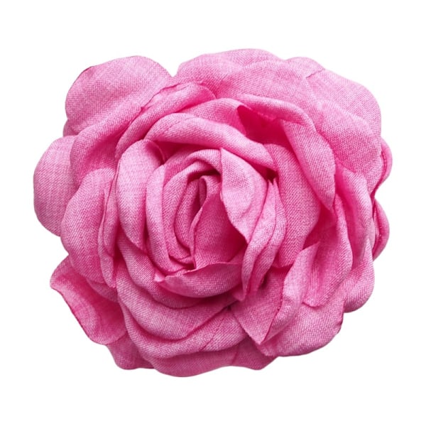 Ecarla Dekorativt Rosformad Hårklämma i Fuchsia