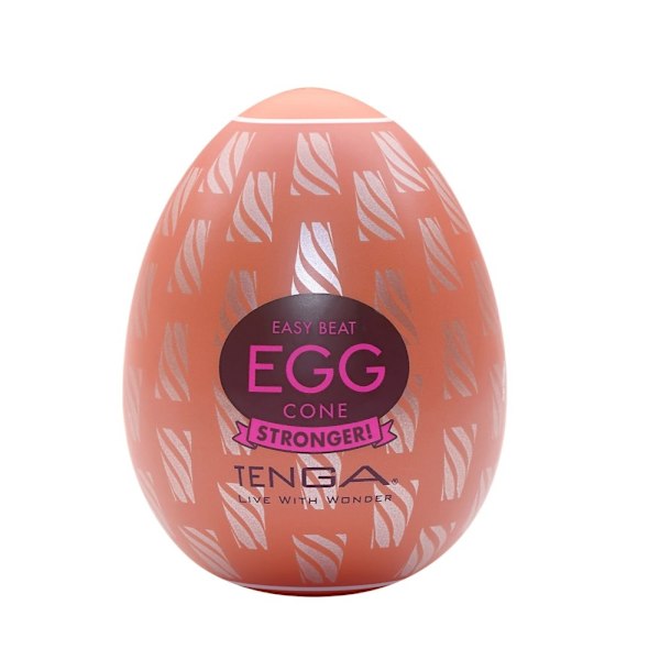 Tenga Easy Beat Egg Cone Stark Engångs Masturbator i Äggform