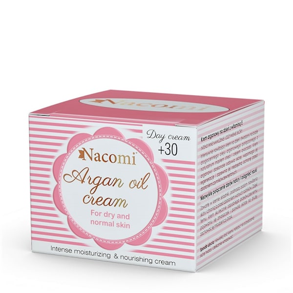 Nacomi Argan Dagkräm 30+ för Normal Hud/ 50 ml