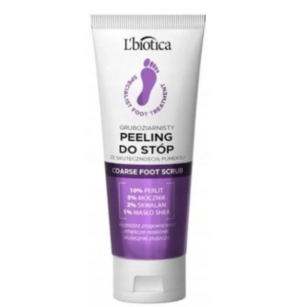 L' Biotica Fotpeeling med Grovkorns Exfolieringseffekt/ 75 ml