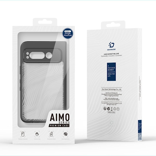 Dux Ducis Aimo Stöttåligt Fodral för Google Pixel Fold - Svart