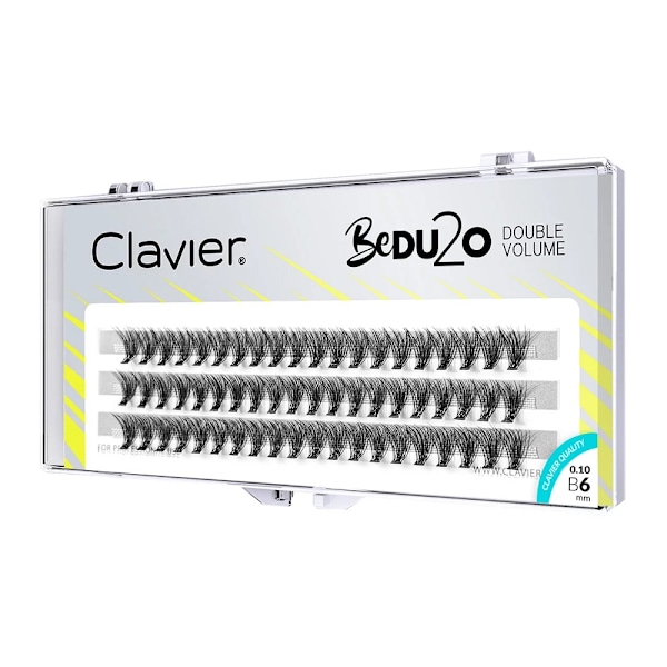 Clavier BeDU2O Dubbel Volym Lösögonfransar 6mm