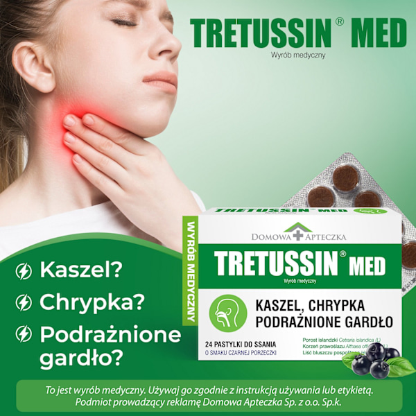 Tretussin Med Sugtabletter 24 st
