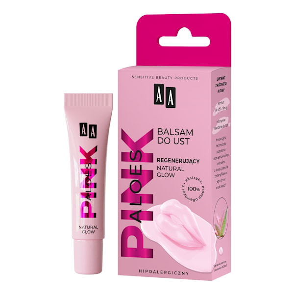 AA Aloe Pink Regenererande läppbalsam Natural Glow/ 10g