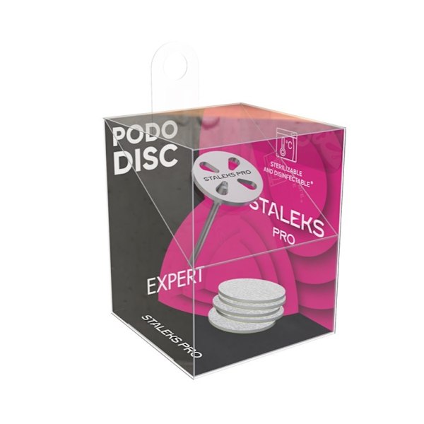 Staleks PodoDisc Pro Metallskiva 15mm för Pedikyr + 5 st Bytbara