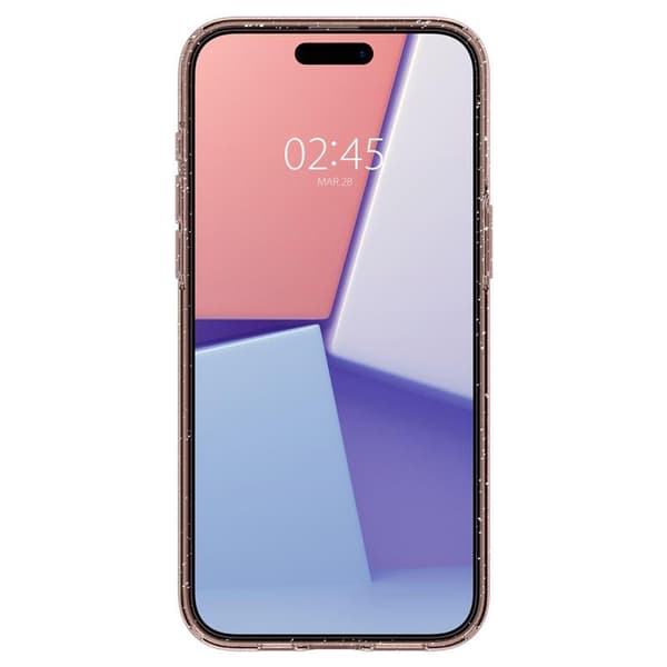 Spigen Liquid Crystal Glitter Skal för iPhone 15 Pro Max - Rosa/