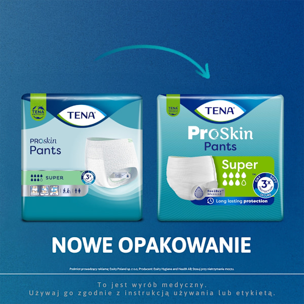 Tena Byxor ProSkin Absorberande Underkläder Super XL/ 12-pack