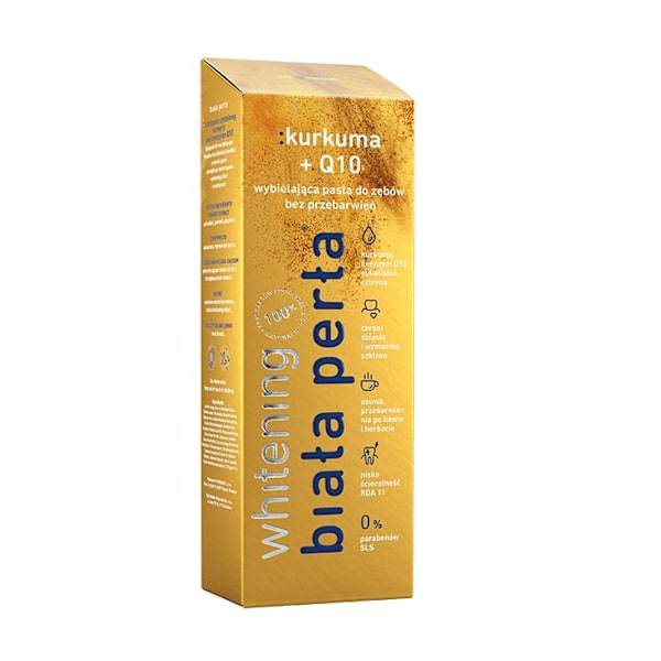Biała Perła Tandkräm för Kaffe- och Tedrickare/ 75ml