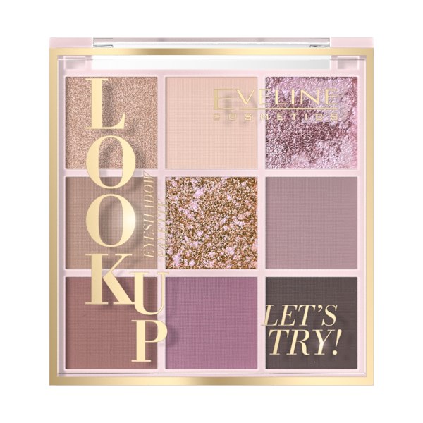 Eveline Cosmetics Look Up 9-ögonskuggspalett Let's Try/ 10/8 g
