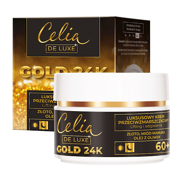 Celia Anti-Aging Nattkräm 60+ med 24K Guld/ 50ml