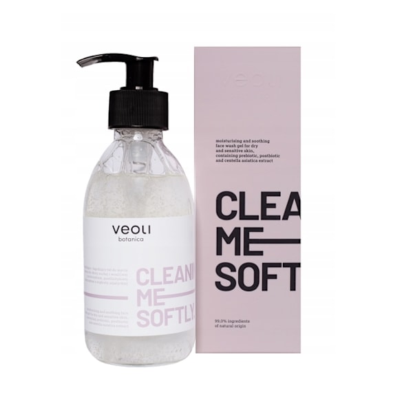 Veoli Botanica Rengöring Mjukt Ansiktstvättgel/ 190 ml