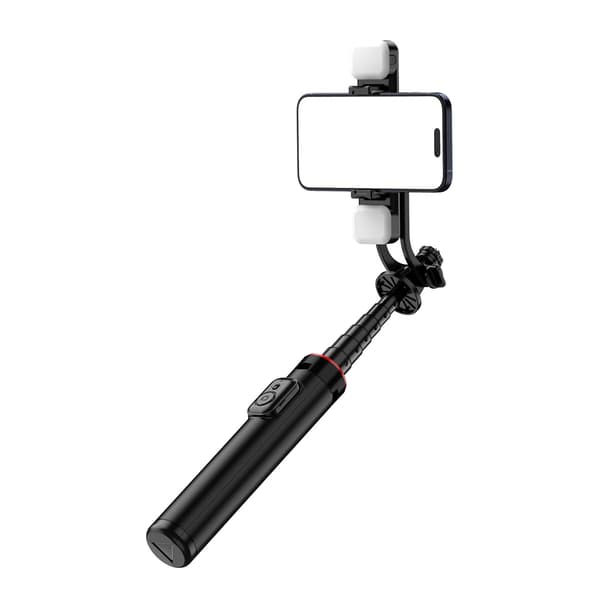 Teleskopisk Selfiestick WC12YDS med stativ 1/3 m/ aluminiumleger