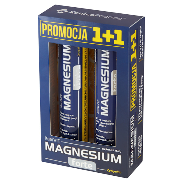 XeniVIT Magnesium Forte Citrat/ 20 + 20 tabletter - Kosttillskot