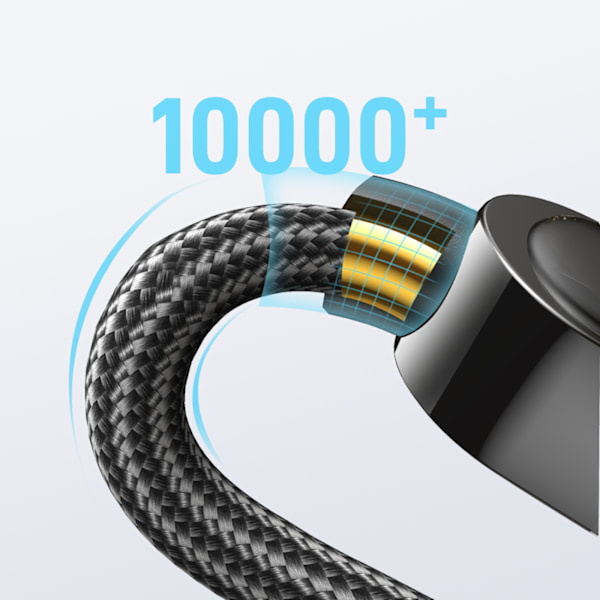 Joyroom A4 USB-C / Lightning Kabel 20W med Display 1/2m - Svart
