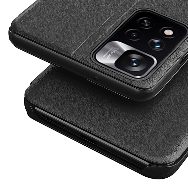 Elegant Blå Eco Läderfodral med Stativfunktion för Xiaomi Redmi