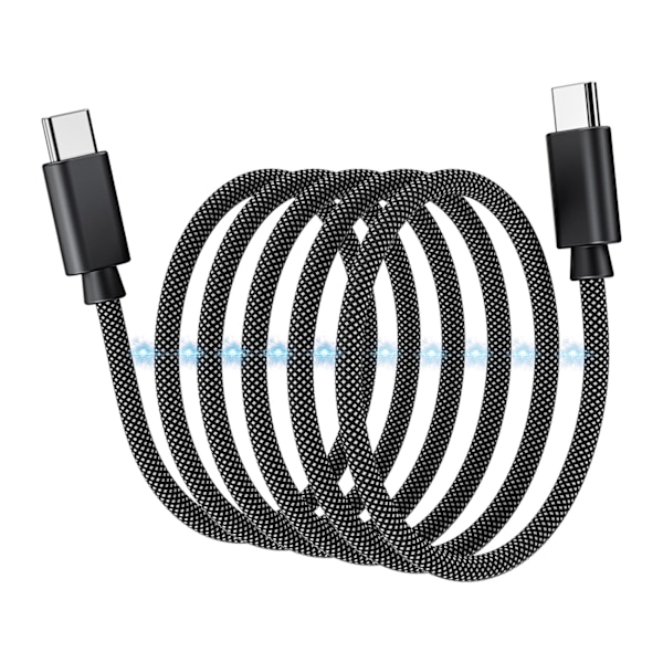 Choetech XCC-1052 100W Magnetholder USB-C Kabel - 1,2m Sort