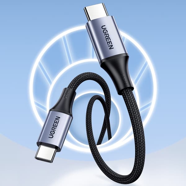 Ugreen USB Typ C - Typ C Kabel/ Power Delivery 240W/ 5A/ 2m/ Grå