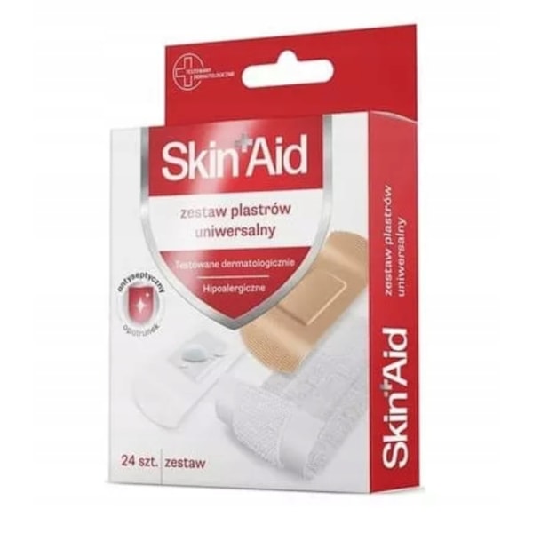 Skin Aid Universella Plåsterkit/ 24 Stycken