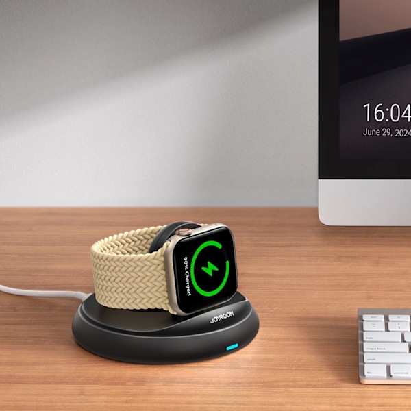 Joyroom JR-W12 Trådlös Vikbar Laddare för Apple Watch - Svart