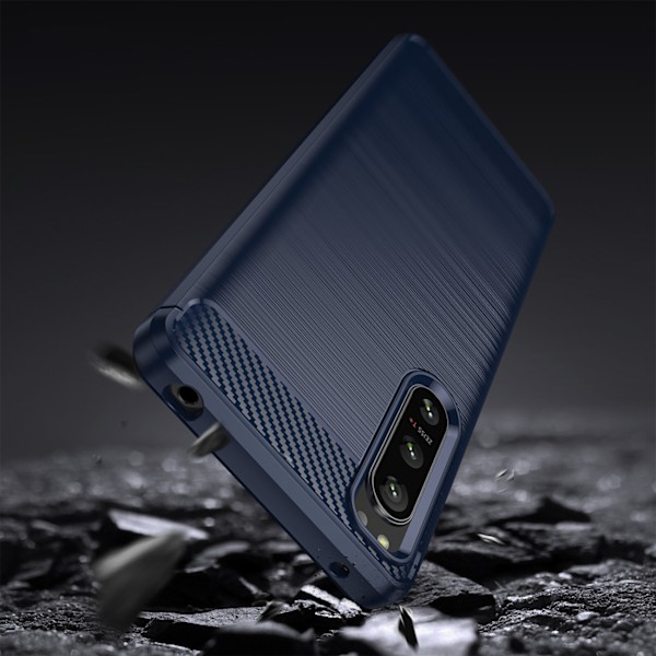 Xiaomi Poco M4 5G Blå Silikonskal/ Robust Skyddsfodral Thunder