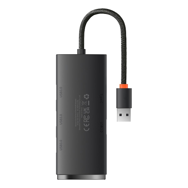 Baseus Lite Seriens 4-Port USB-Hubb (USB-A till 4xUSB-A 3.0) 0/2