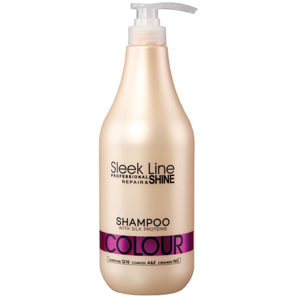 Sleek Line Silkesberikad Hårschampo för Färgat Hår/ 1000 ml