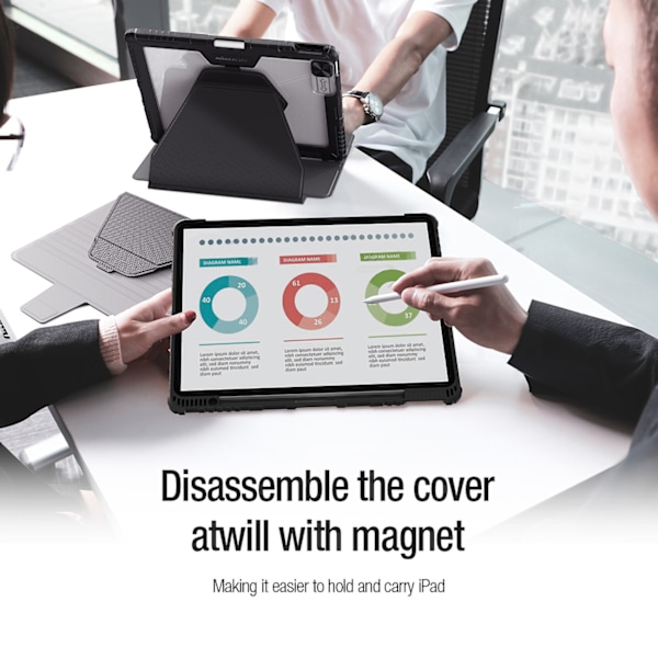 Nillkin Bumper SnapSafe Fodral för iPad Pro 12.9” 2020/2021/2022