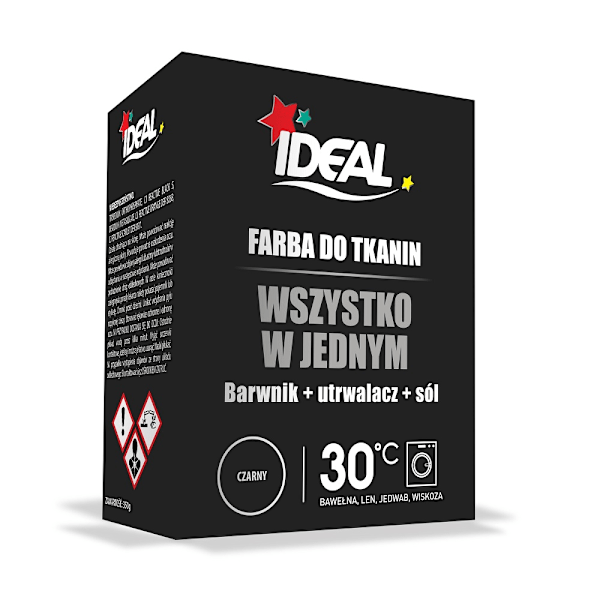 Perfekt Professionell Textilfärg/ Svart 350g - Allt-i-Ett Färgni