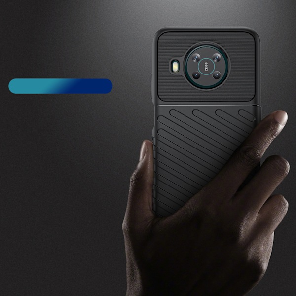 Nokia X100 Stötsäkert Elastiskt Skal – Svart