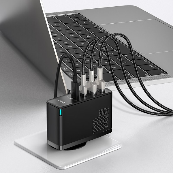 Baseus GaN2 Pro Snabbladdare 100W USB/Typ C/ Quick Charge 4+ Pow