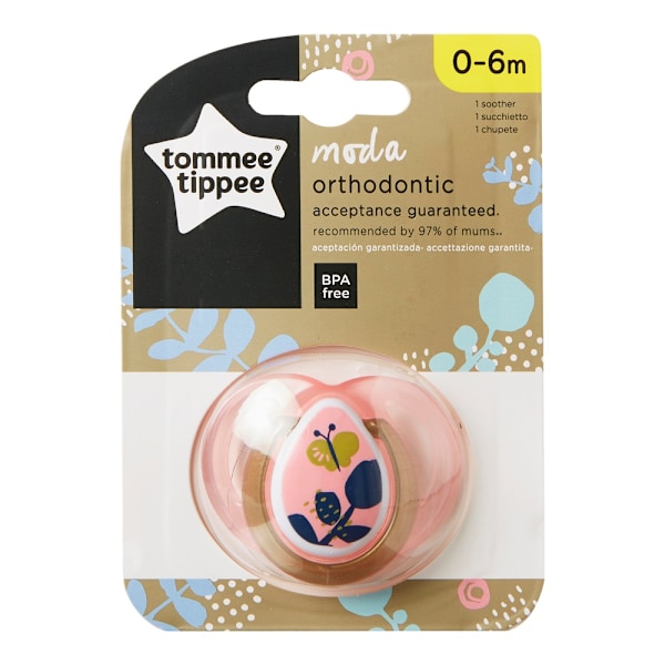 Tommee Tippee Moda Napp Tröstande 0-6m För Flicka