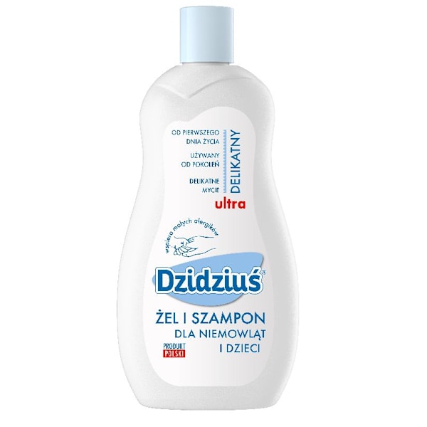 Dzidziuś Ultra-Mild Gel och Schampo för Spädbarn och Barn/ 500 m
