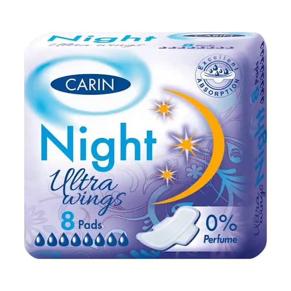 Nattpatroner Carin Ultra Wings/ 8-pack