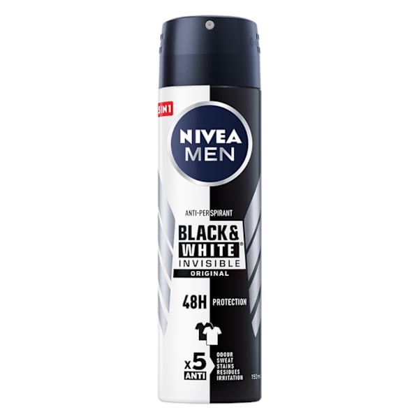 Nivea Men Black&White Invisible Original Antiperspirant/ 150 ml