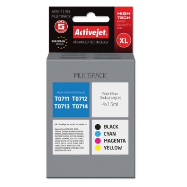 ActiveJet Epson AEB-715N Bläckpatron (Ersättare för T0715)