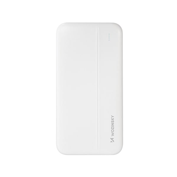 Wozinsky Strömbank Li-Po 10000mAh Dubbel USB Vit (WPBWE1)