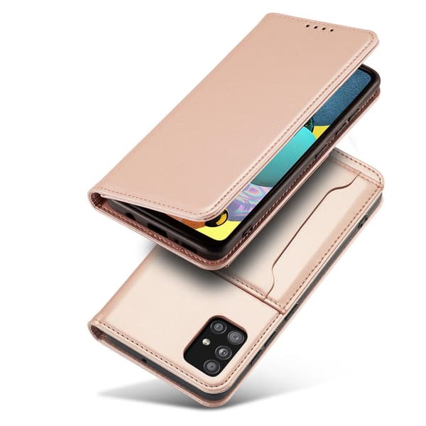 Samsung Galaxy A13 5G Magnet Kortfodral Rosa - Plånbok/ Kortförv