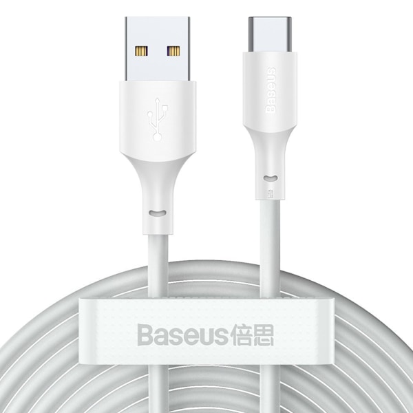 Baseus 2x USB till USB Typ C Kabel för Snabbladdning/ Power Deli