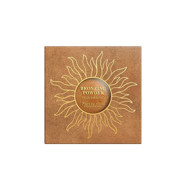 Pierre Rene Bronzing Powder Shimmering Puder för solkysst glow/