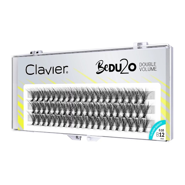 Clavier BeDU2O Dubbel Volym Individuella Fransar 12mm
