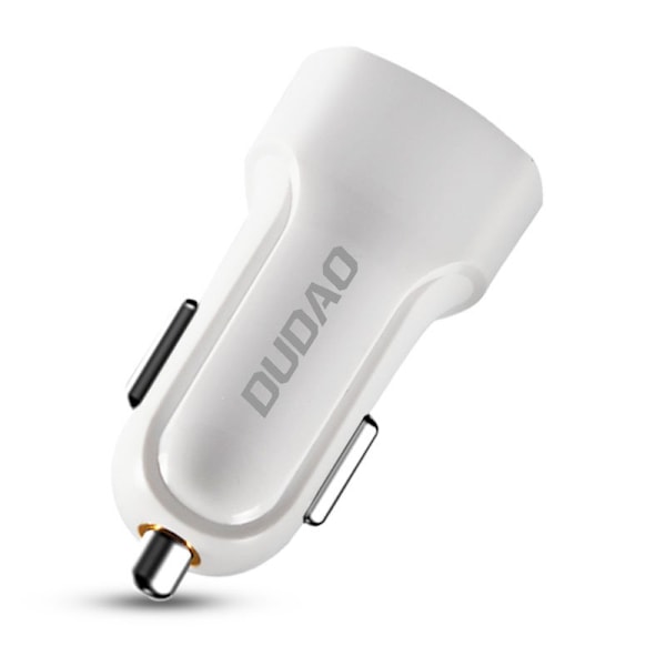 Dudao Biladdare Set: Dubbel USB 2.4A + 3-i-1 Kabel Lightning/Typ