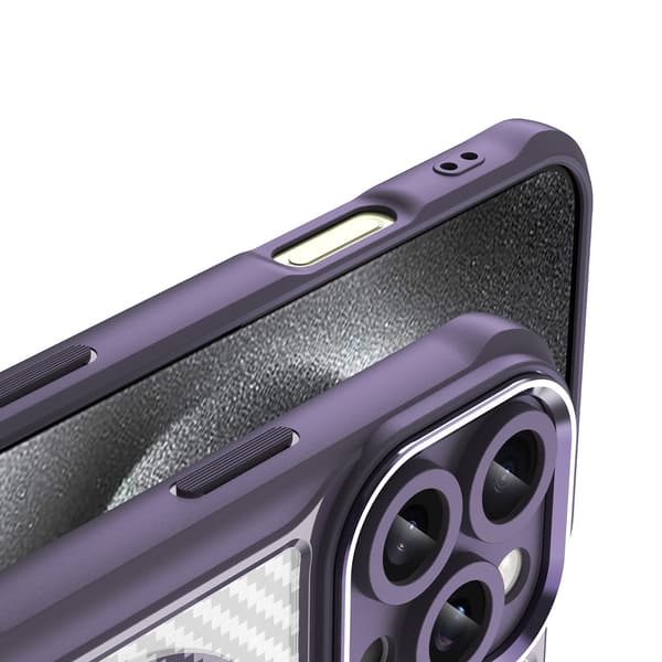 MagSafe Silikonskal Leading Series för iPhone 16 Pro - Lila