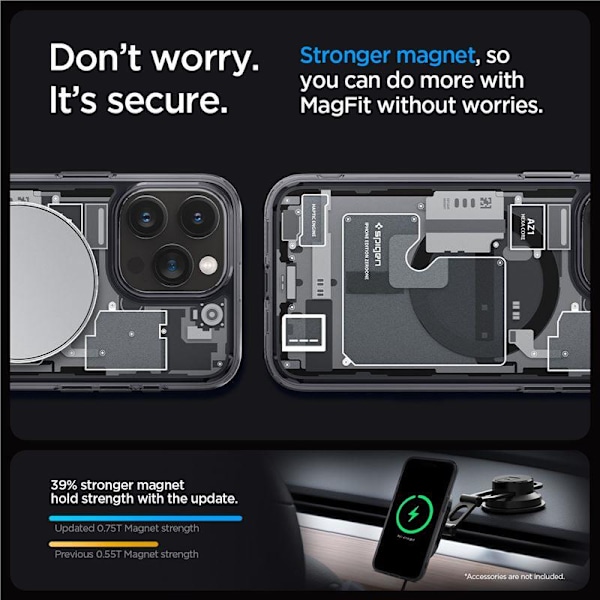 Spigen Ultra Hybrid Mag-fodral med MagSafe för iPhone 15 Pro - m