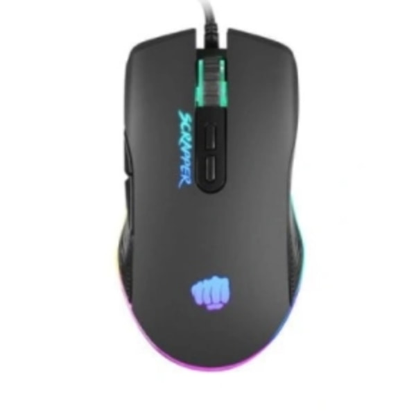 Fartfylld Gamingmus med 6400 DPI RGB-belysning av Natec